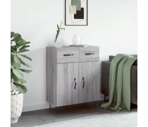 Puhvetkapp, Hall, Sonoma Tamm, 69,5 X 34 X 90 cm Tehispuit