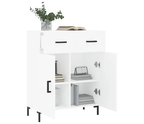 Puhvetkapp, Valge, 69,5 X 34 X 90 cm Tehispuit