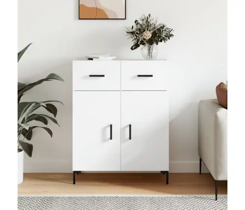 Puhvetkapp, Valge, 69,5 X 34 X 90 cm Tehispuit