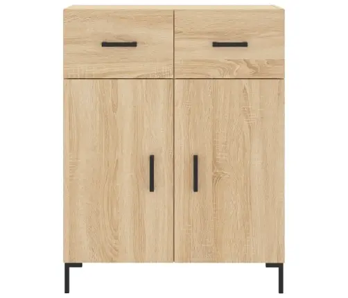 Kumode, Ozolkoka Krāsa, 69,5X34X90 Cm, Inženierijas Koks Vidaxl