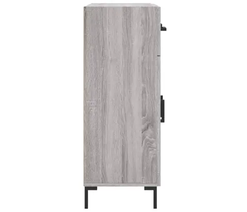 Kumode, Pelēka Ozolkoka, 69,5X34X90 Cm, Inženierijas Koks Vidaxl