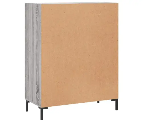 Kumode, Pelēka Ozolkoka, 69,5X34X90 Cm, Inženierijas Koks Vidaxl