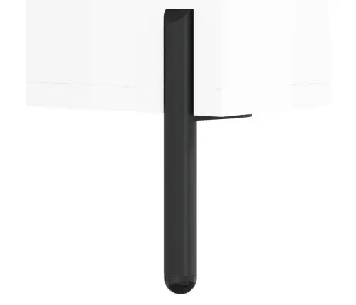 Kumode, Spīdīgi Balta, 69,5X34X90 Cm, Inženierijas Koks Vidaxl