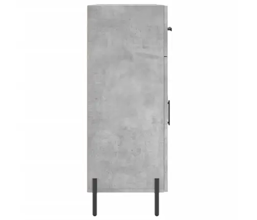 Šoninė Spintelė, Betono Pilka, 69,5X34X90cm Apdirbta Mediena