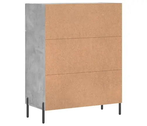 Šoninė Spintelė, Betono Pilka, 69,5X34X90cm Apdirbta Mediena