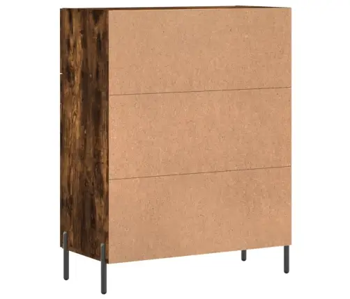 Šoninė Spintelė, Dūminio Ąžuolo, 69,5X34X90cm Apdirbta Mediena