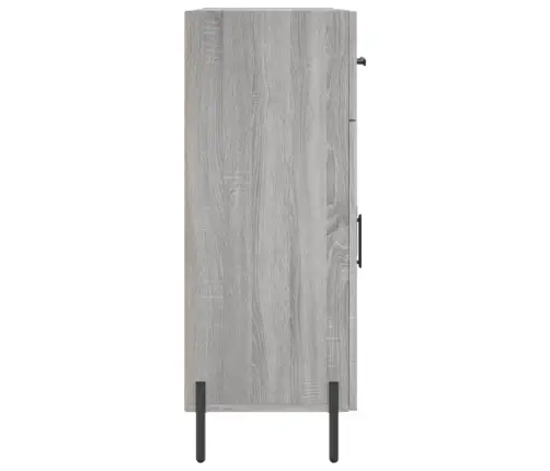 Šoninė Spintelė, Pilka Ąžuolo, 69,5X34X90cm Apdirbta Mediena