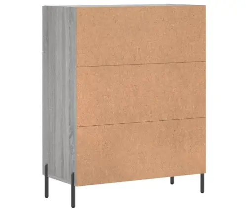 Šoninė Spintelė, Pilka Ąžuolo, 69,5X34X90cm Apdirbta Mediena