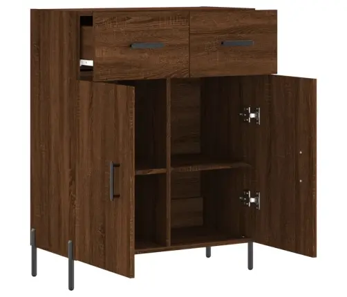 Šoninė Spintelė, Ruda Ąžuolo, 69,5X34X90cm Apdirbta Mediena