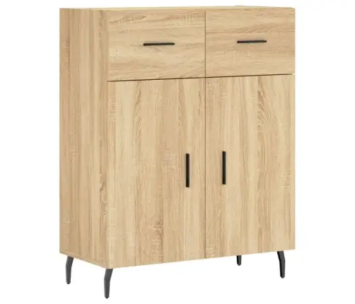 Kumode, Ozolkoka Krāsa, 69,5X34X90 Cm, Inženierijas Koks Vidaxl