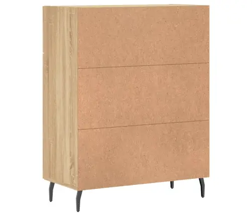 Kumode, Ozolkoka Krāsa, 69,5X34X90 Cm, Inženierijas Koks Vidaxl