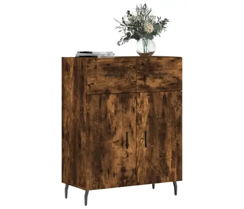 Šoninė Spintelė, Dūminio Ąžuolo, 69,5X34X90cm Apdirbta Mediena