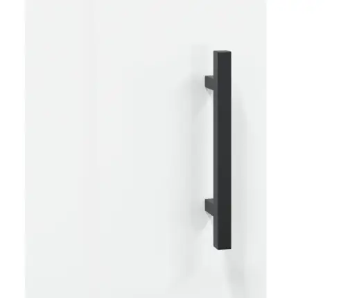 Kumode, Spīdīgi Balta, 69,5X34X90 Cm, Inženierijas Koks Vidaxl