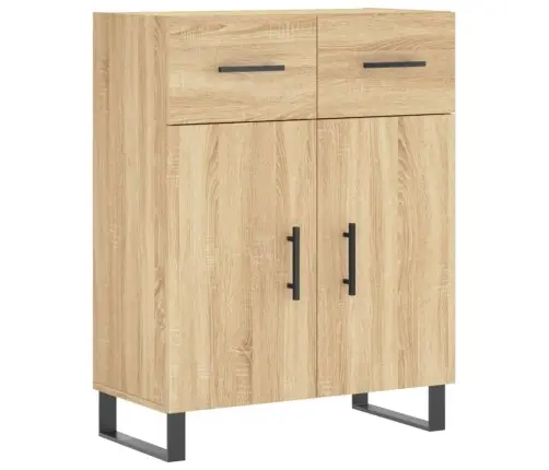 Kumode, Ozolkoka Krāsa, 69,5X34X90 Cm, Inženierijas Koks Vidaxl