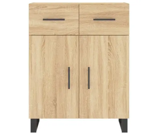 Kumode, Ozolkoka Krāsa, 69,5X34X90 Cm, Inženierijas Koks Vidaxl