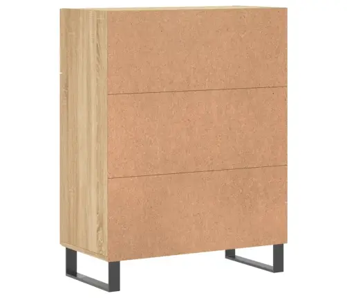 Kumode, Ozolkoka Krāsa, 69,5X34X90 Cm, Inženierijas Koks Vidaxl