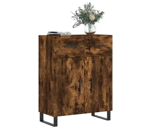 Kumode, Ozolkoka Krāsa, 69,5X34X90 Cm, Inženierijas Koks Vidaxl