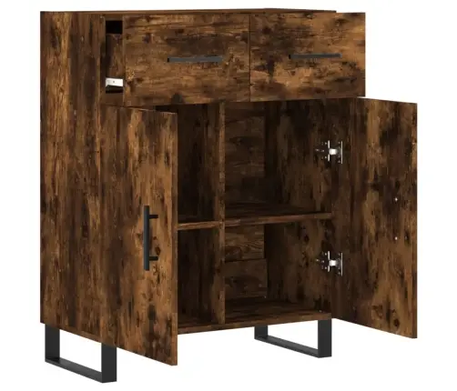 Kumode, Ozolkoka Krāsa, 69,5X34X90 Cm, Inženierijas Koks Vidaxl