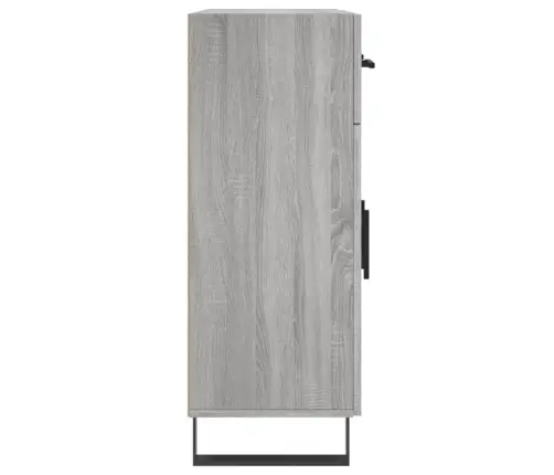 Kumode, Pelēka Ozolkoka, 69,5X34X90 Cm, Inženierijas Koks Vidaxl