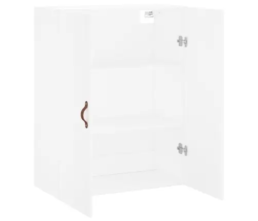 Prie Sienos Montuojama Spintelė, Baltos Spalvos, 69,5X34X90Cm