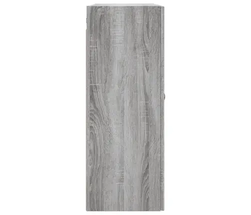 Sienas Skapītis, 69,5X34X90 Cm, Pelēcīga Ozolkoka Krāsa Vidaxl