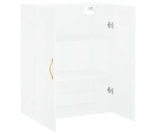 Sienas Skapītis, Balts, 69,5X34X90 Cm Vidaxl