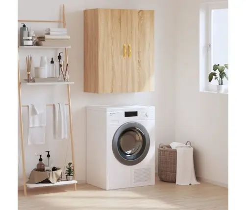 Sienas Skapītis, Ozolkoka Krāsa, 69,5X34X90 Cm Vidaxl