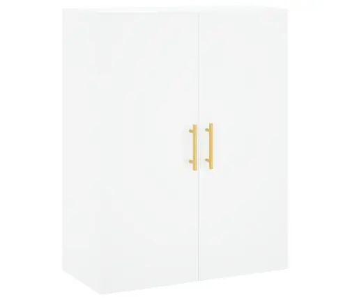Prie Sienos Montuojama Spintelė, Baltos Spalvos, 69,5X34X90Cm