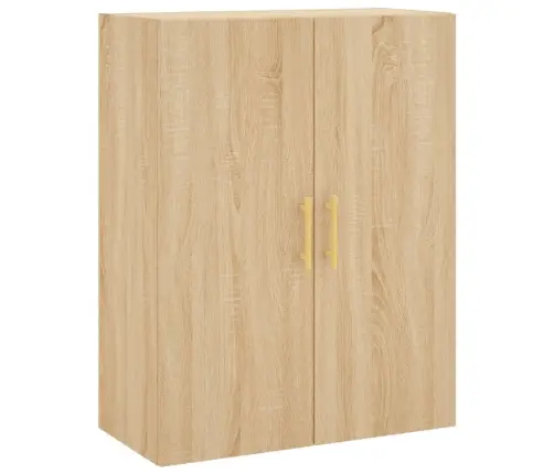 Sienas Skapītis, Ozolkoka Krāsa, 69,5X34X90 Cm Vidaxl