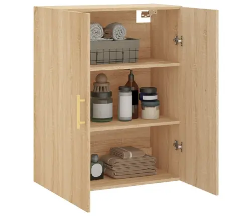 Sienas Skapītis, Ozolkoka Krāsa, 69,5X34X90 Cm Vidaxl