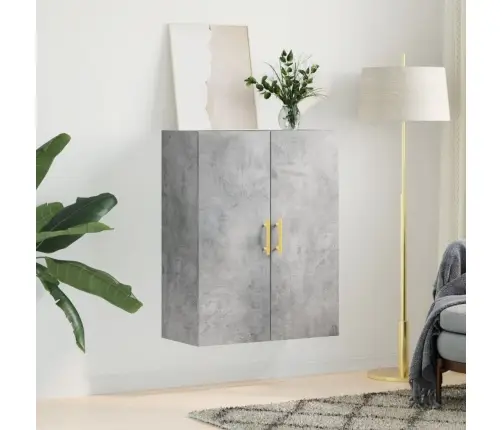 Sienas Skapītis, Betona Pelēks, 69,5X34X90 Cm Vidaxl