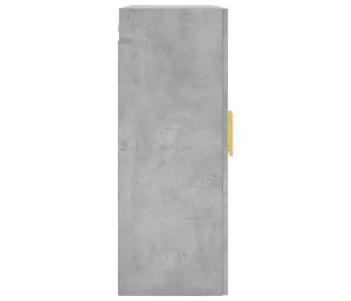 Sienas Skapītis, Betona Pelēks, 69,5X34X90 Cm Vidaxl