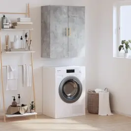 Sienas Skapītis, Betona Pelēks, 69,5X34X90 Cm Vidaxl