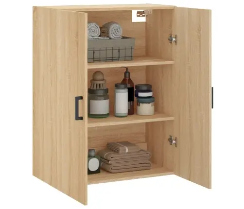 Prie Sienos Montuojama Spintelė, Sonoma Ąžuolo, 69,5X34X90Cm Prie Sienos Montuojama Spintelė, Sonoma Ąžuolo, 69,5X34X90Cm