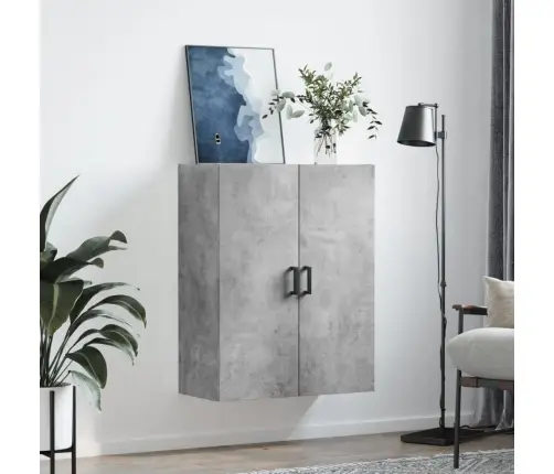 Sienas Skapītis, Betona Pelēks, 69,5X34X90 Cm Vidaxl