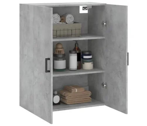 Sienas Skapītis, Betona Pelēks, 69,5X34X90 Cm Vidaxl