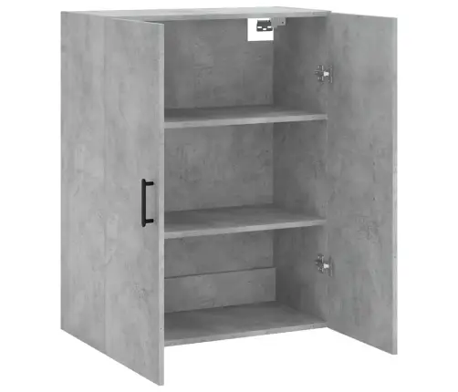 Prie Sienos Montuojama Spintelė, Betono Pilka, 69,5X34X90Cm