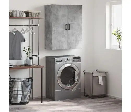 Prie Sienos Montuojama Spintelė, Betono Pilka, 69,5X34X90Cm