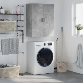 Prie Sienos Montuojama Spintelė, Betono Pilka, 69,5X34X90Cm