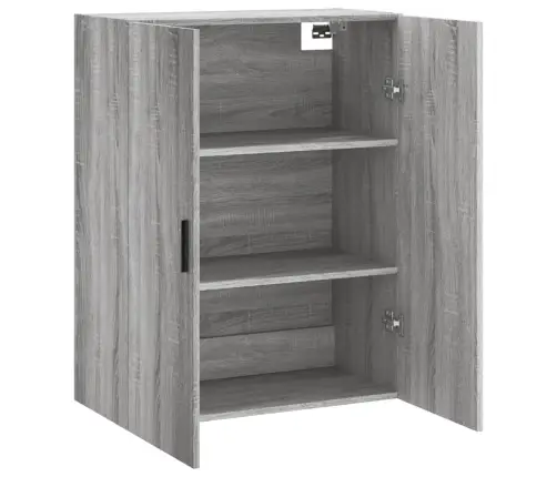 Prie Sienos Montuojama Spintelė, Pilka Ąžuolo, 69,5X34X90Cm