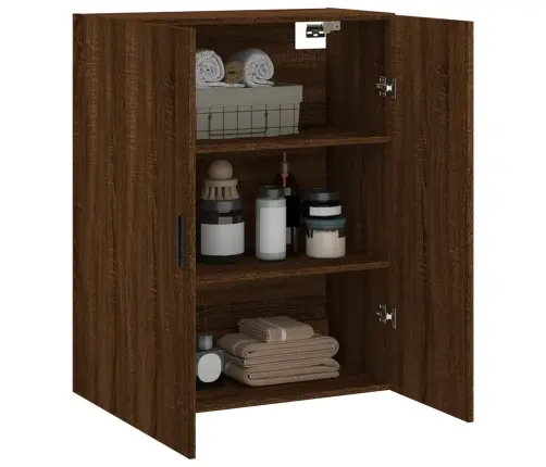 Prie Sienos Montuojama Spintelė, Ruda Ąžuolo, 69,5X34X90Cm