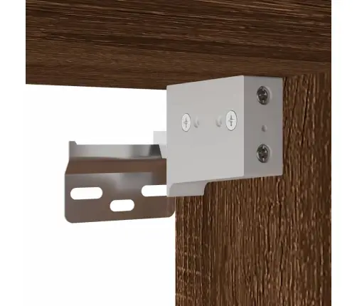 Prie Sienos Montuojama Spintelė, Ruda Ąžuolo, 69,5X34X90Cm