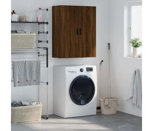 Prie Sienos Montuojama Spintelė, Ruda Ąžuolo, 69,5X34X90Cm