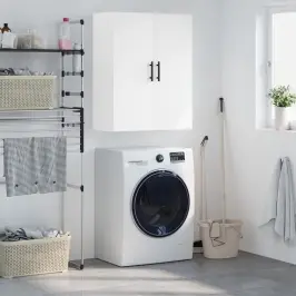 Sienas Skapītis, Balts, 69,5X34X90 Cm Vidaxl