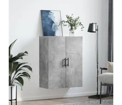 Sienas Skapītis, Betona Pelēks, 69,5X34X90 Cm Vidaxl