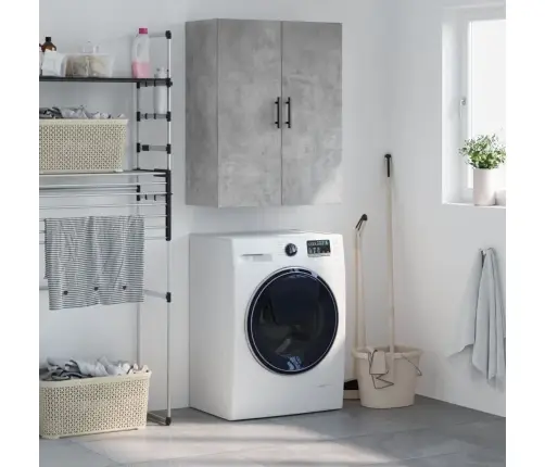 Sienas Skapītis, Betona Pelēks, 69,5X34X90 Cm Vidaxl