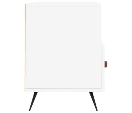 Telerikapp, Valge, 102 X 36 X 50 cm Tehispuit