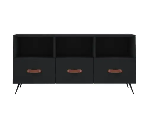 Tv Skapītis, Melns, 102X36X50 Cm, Inženierijas Koks Vidaxl