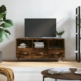 Tv Skapītis, Ozolkoka Krāsa, 102X36X50 Cm, Inženierijas Koks Vidaxl