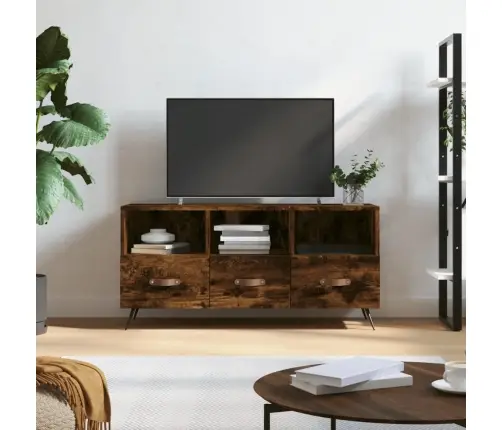 Telerikapp, Suitsutatud Tamm, 102 X 36 X 50 cm Tehispuit Telerikapp, Suitsutatud Tamm, 102 X 36 X 50 cm Tehispuit